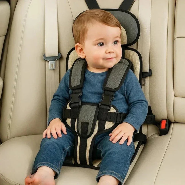 Portable Car Seat, Foldable 5 Point Harness Car Seat for Travel, Travel Car Seat for Kids with Washable Cover_01