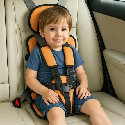 Foldable 5 Point Harness Car Seat for Travel, Travel Car Seat for Kids with Washable Cover – image 4