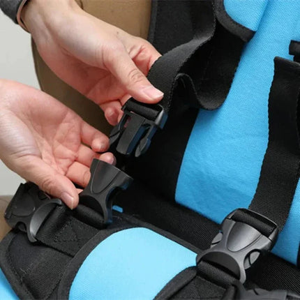 Portable Car Seat, Travel Car Seat for Kids with Washable Cover