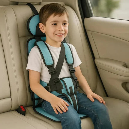 Foldable 5 Point Harness Car Seat for Travel, Travel Car Seat for Kids with Washable Cover – image 9