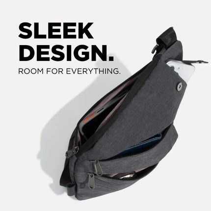 Anti Theft Crossbody Bag, Crossbody Bags for Women and Men, Travel Crossbody Bag with RFID Protection, Water Resistant