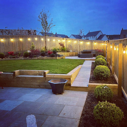 Patio Lights Plug In, Commercial Grade Weatherproof Bistro Lights with LED Bulbs – image 8
