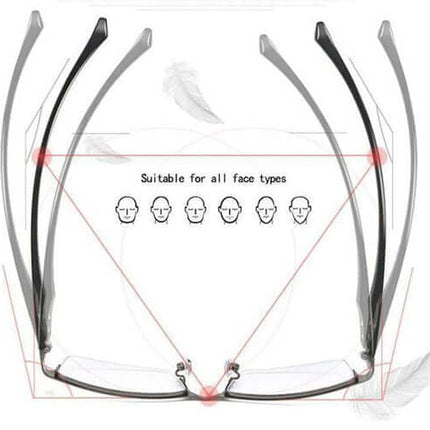 Blue Light Glasses, Multifocal Reading Glasses for Women and Men – image 8