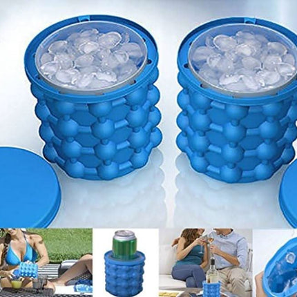 IceCube Maker | 2-in-1 Silicone Ice Cube Tray with Cooling Function | Space-Saving Design for Fresh Drinks 4