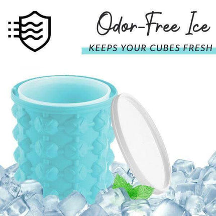 IceCube Maker | 2-in-1 Silicone Ice Cube Tray with Cooling Function | Space-Saving Design for Fresh Drinks 5