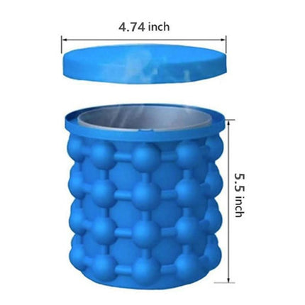 IceCube Maker | 2-in-1 Silicone Ice Cube Tray with Cooling Function | Space-Saving Design for Fresh Drinks 7