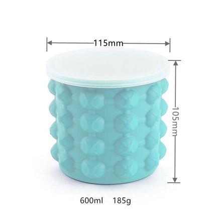 IceCube Maker | 2-in-1 Silicone Ice Cube Tray with Cooling Function | Space-Saving Design for Fresh Drinks 8