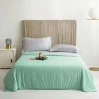 Aqua Green / Twin Size: 150X200cm - 59x79in