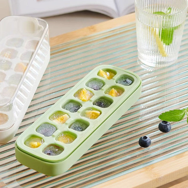 IceMate | Press-Type Silicone Ice Cube Tray with Easy Release | Odor-Free Design for Effortless Ice Making 1