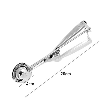 Stainless Steel Ice Cream Scoop with Ergonomic Lever | Effortless Scooping for Perfect Servings