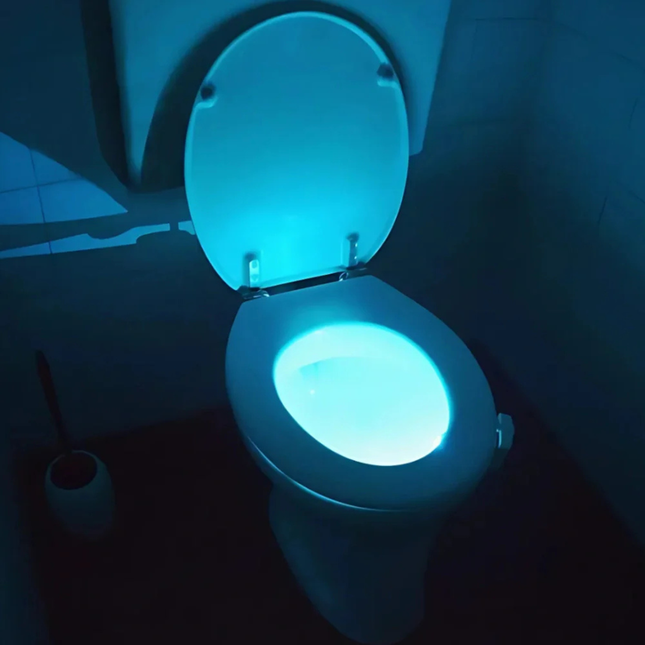 IllumiGlow | Motion-Sensor LED Night Light for Bathroom with Color Options | Gentle Guidance for Nighttime Visits 1