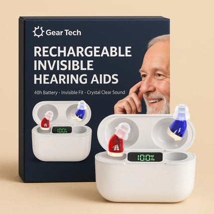 In-Ear Rechargeable Hearing Aids with Long-Lasting Battery | Comfortable Fit for Clear Sound 1