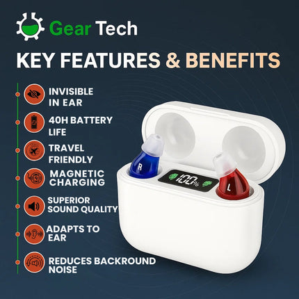 In-Ear Rechargeable Hearing Aids with Long-Lasting Battery | Comfortable Fit for Clear Sound 3