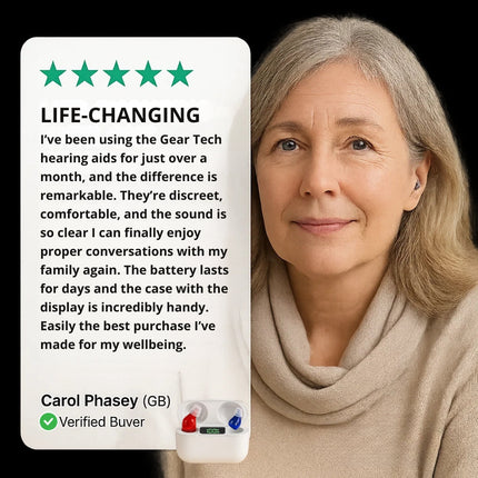 In-Ear Rechargeable Hearing Aids with Long-Lasting Battery | Comfortable Fit for Clear Sound 8