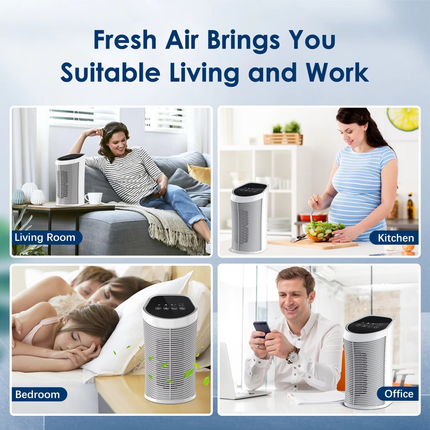 Indoor Air Purifier | HEPA Filter with 99.97% Particle Removal | Compact Design for Clean Air in Home 6