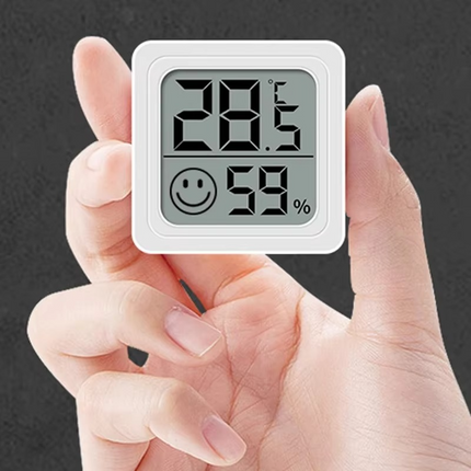 Indoor Climate Monitor | LCD Digital Thermometer & Hygrometer with Accurate Sensors | Compact Design for Optimal Comfort 2