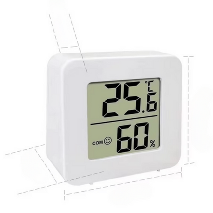 Indoor Climate Monitor | LCD Digital Thermometer & Hygrometer with Accurate Sensors | Compact Design for Optimal Comfort 7