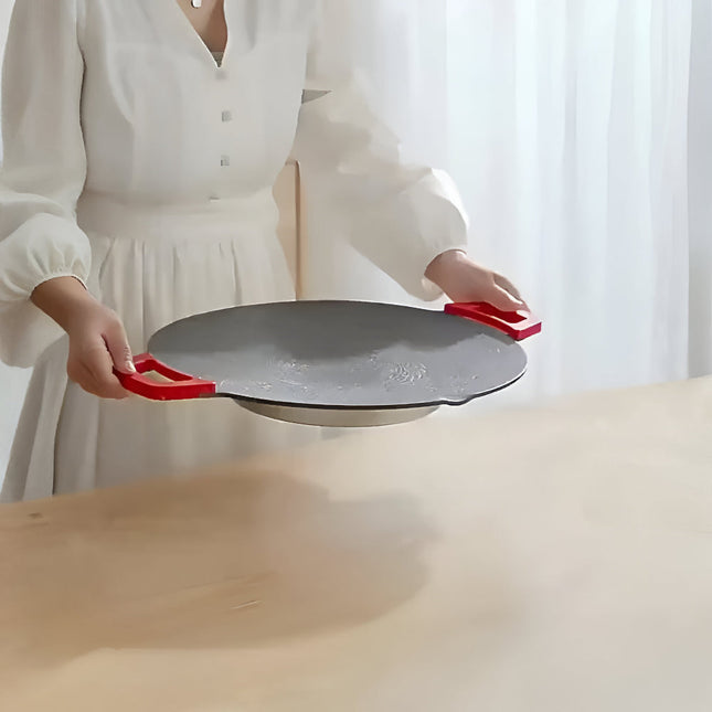 Indoor Cooking | Cast Iron Grill Pan with Electric Power | Smokeless Griddle for Effortless Meal Preparation 1
