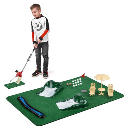 Indoor Golf Set | 5-Piece Golf Club Set with Putting Mat & Accessories for Home Practice 5