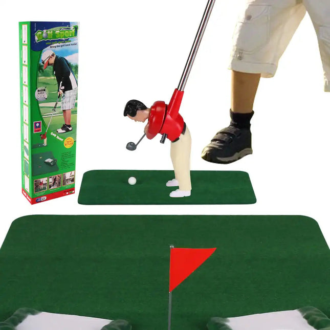 Indoor Golfing Set | 5-Piece Golf Club Set with Putting Mat & Balls | Perfect for Home Practice 1