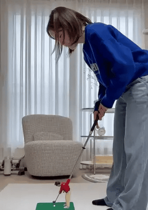 Indoor Mini Golf Set | Complete Golf Experience with Adjustable Course Design | Fun for All Ages 7