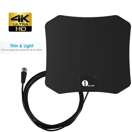Indoor TV Antenna | Digital HDTV Antenna with 4K Reception | Compact Design for Clear Viewing Experience 5