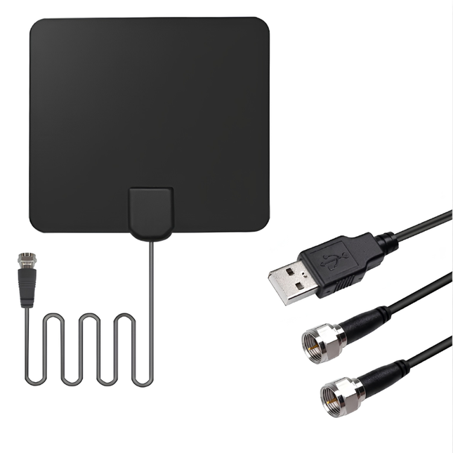 Indoor TV Antenna | Digital HDTV Antenna with Exceptional Reception | Access Free Local Channels in Stunning HD 0