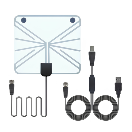 Indoor TV Antenna | Digital HDTV Antenna with Exceptional Reception | Access Free Local Channels in Stunning HD 5