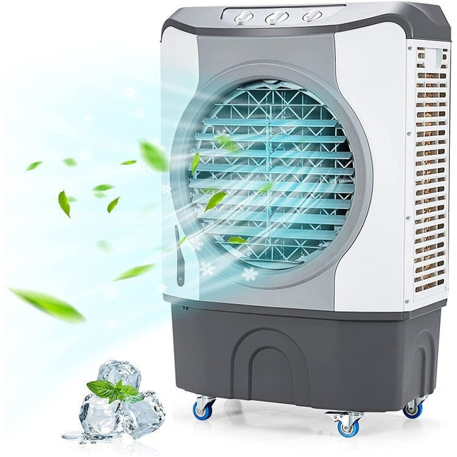 Industrial 4-in-1 Evaporative Air Cooler with 45L Tank & Powerful Airflow | Efficient Cooling Solution for Large Spaces 0