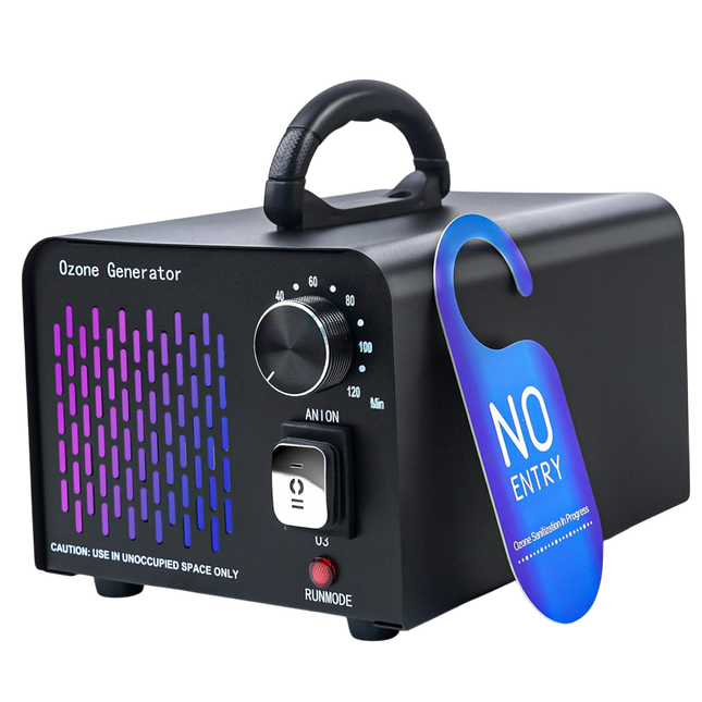 Industrial Ozone Generator | 68,000mg/h Output for Powerful Air Purification | Filter-Free Design for Home and Office 0