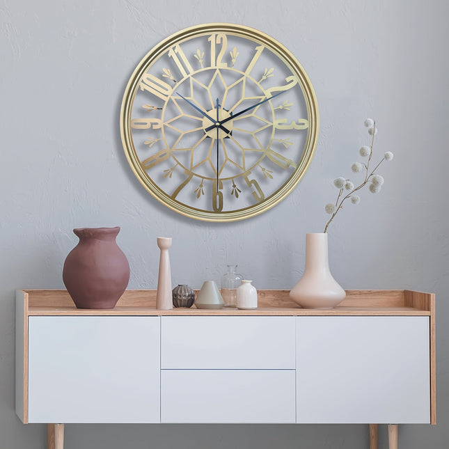 Industrial Vintage Wall Clock Decor with Silent Movement | Handcrafted Metal Design for Timeless Elegance 1
