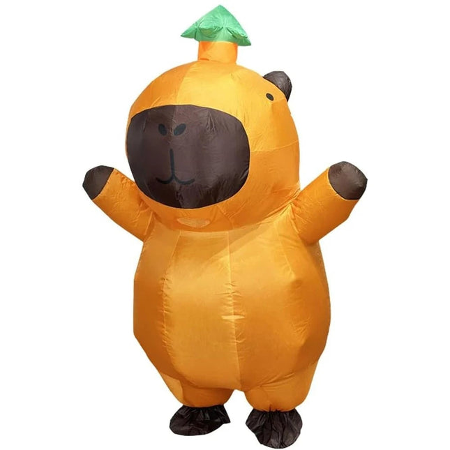 Inflatable Animal Costume | Funny Design with Leaf Hat | One Size Fits All for Maximum Fun 1