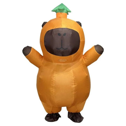 Inflatable Animal Costume | Funny Design with Leaf Hat | One Size Fits All for Maximum Fun 2