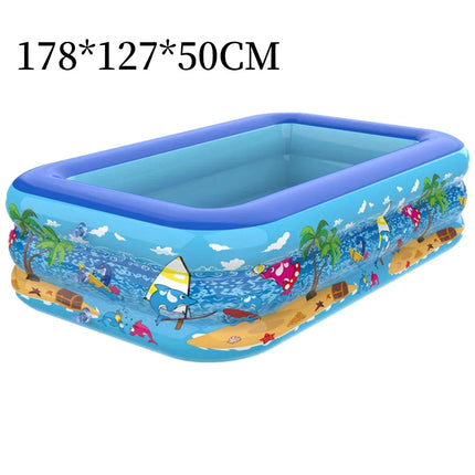 Inflatable Children's Paddling Pool with Cartoon Design | Durable PVC for Safe Summer Fun 5