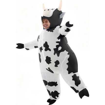 Inflatable Cow Costume | Fun Adult Halloween Costume with Eye-Catching Design | Perfect for Parties and Events 2
