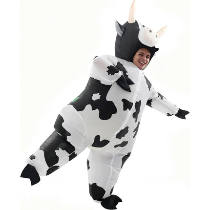 Inflatable Cow Costume for Adults with Eye-Catching Design | Fun Outfit for Halloween and Parties 3