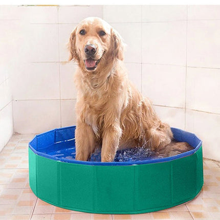 Inflatable Dog Pool | Foldable Design with Non-Slip Bottom | Perfect Summer Fun for Small to Medium Pets 0