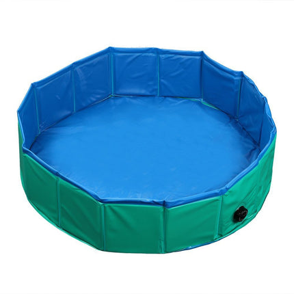 Inflatable Dog Pool | Foldable Design with Non-Slip Bottom | Perfect Summer Fun for Small to Medium Pets 2