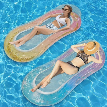 Inflatable Pool Chair | Mesh Lounge Float with Ergonomic Design | Comfortable Relaxation for Poolside Fun 14