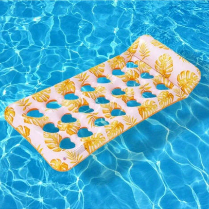 Inflatable Pool Chair | Mesh Lounge Float with Ergonomic Design | Comfortable Relaxation for Poolside Fun 7