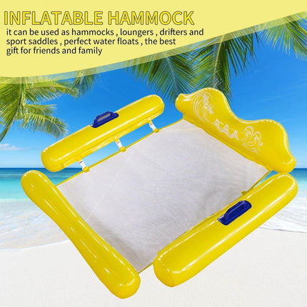 Inflatable Pool Float Hammock with Double Lock Inflation | Comfortable and Portable Floaties for Relaxation 1