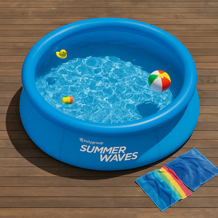 Inflatable Pool | Easy Setup with Filter Pump | Spacious Family Fun for Summer Enjoyment 0