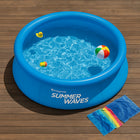 Inflatable Pool | Easy Setup with Filter Pump | Spacious Family Fun for Summer Enjoyment 0