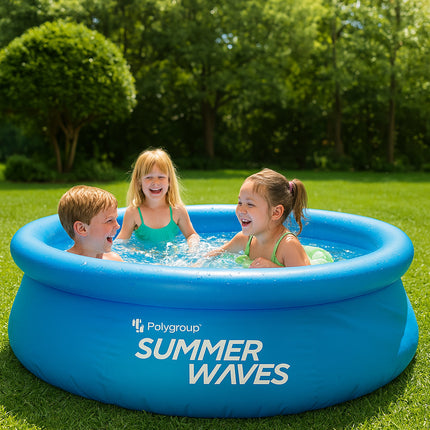 Inflatable Pool | Easy Setup with Filter Pump | Spacious Family Fun for Summer Enjoyment 2