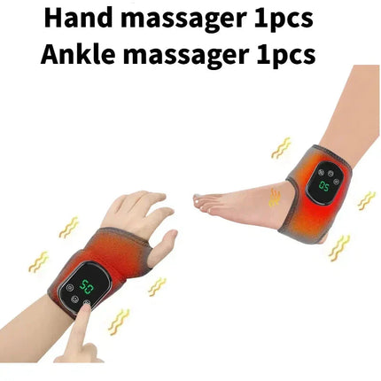 Infrared Hot Compress Ankle Massager with 5 Heating Levels & Adjustable Vibration for Pain Relief 9