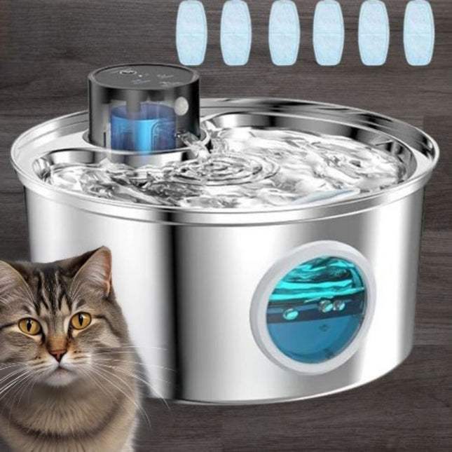 Innovative Cat Water Fountain | Cordless Design with Long Battery Life | Flexible Hydration Solution for Cats 0