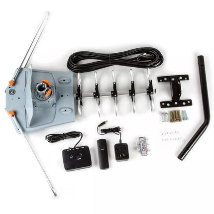 Innovative HD TV Antenna | 360-Degree Motorized Reception with Remote Control | Durable Design for Clear Broadcasts 7