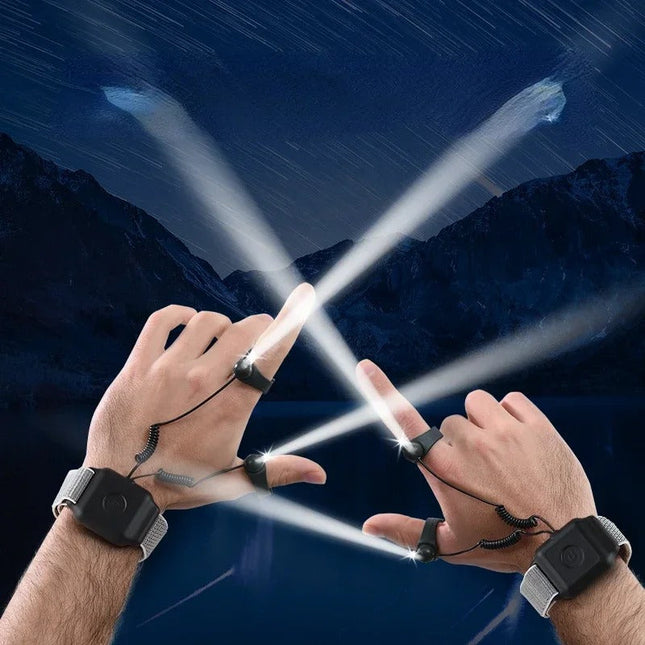 Innovative Hands-Free Ring Flashlight with Rechargeable Battery | Perfect for Camping and Repairs 0