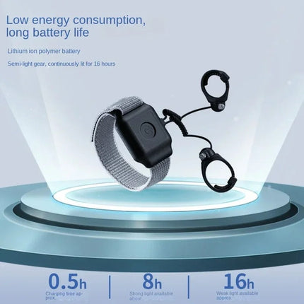 Innovative Hands-Free Ring Flashlight with Rechargeable Battery | Perfect for Camping and Repairs 3