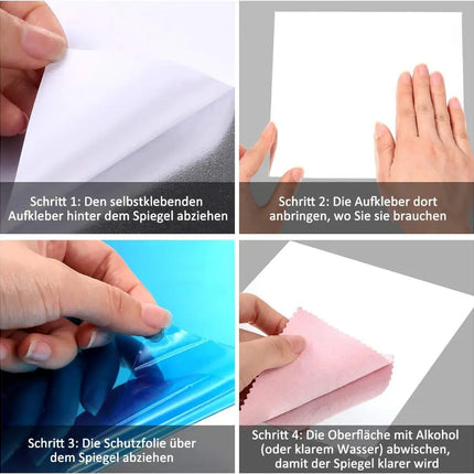 Innovative Mirror Window Film | Shatterproof Self-Adhesive PET Film for Safe Reflection 4